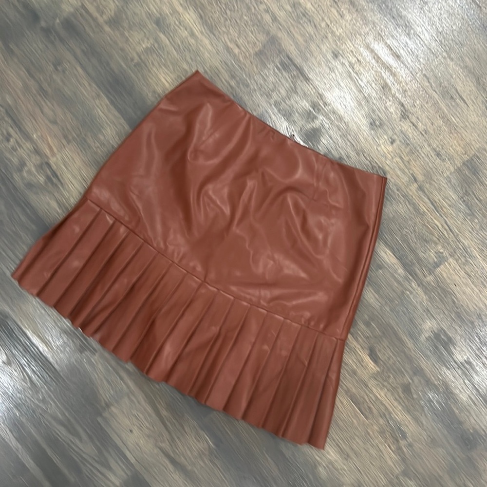 HAVE, Faux Leather Skirt